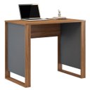 Ver imagem 2 de Escrivaninha Mesa Escritório Home Office Morada 90cm Amendola e Grafito Marrom