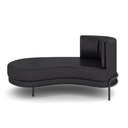 Ver imagem 6 de Sofá Chaise Lado Esquerdo Downey Sala de Estar Pu Preto G15 - Gran Belo