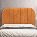 Ver imagem 2 de Cabeceira Cama Box Casal Estofada Orgânica 140cm Alice W01 Couríssimo Canela - Lyam Decor