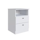 Ver imagem 1 de Mesa de Cabeceira Irlanda 2 Gavetas Branco