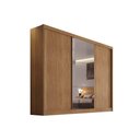 Ver imagem 1 de Guarda Roupa Solteiro 3 Portas (1 C- Espelho) e 6 Gavetas Toulon-sonetto Plus Cumaru - Novo