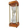 Ampulheta em Madeira Tamanho Médio 28 cm Genuinos Ampulheta Decorativa Média - 7