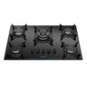 Cooktop 5 Bocas a Gás Tripla Chama Bivolt Midi Pop Art Itatiaia Preto - 1