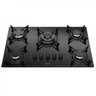 Cooktop 5 Bocas a Gás Tripla Chama Bivolt Midi Pop Art Itatiaia Preto - 7