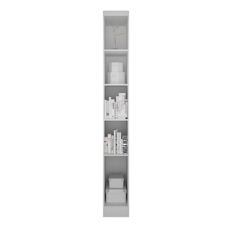 Modulado Cantoneira 4 Prateleiras - Rizon-branco - Móveis Novo Horizonte