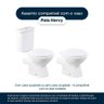 Assento Sanitário Poliester Soft Close Polo Cinza Plus para Vaso Hervy - 3