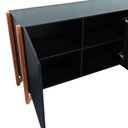Ver imagem 5 de Buffet 3 Portas Decor Preto-amêndoa