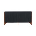Ver imagem 3 de Buffet 3 Portas Decor Preto-amêndoa