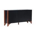 Ver imagem 7 de Buffet 3 Portas Decor Preto-amêndoa