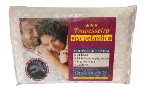 Ver imagem 3 de Travesseiro Viscoelastico Espuma Macia Conforto Inteligente