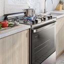 Ver imagem 2 de Fogão 5 Bocas Electrolux Efficient Fe5ic com Perfectcook Cinza Bivolt