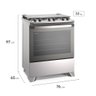Fogão 5 Bocas Electrolux Efficient Fe5ic com Perfectcook Cinza Bivolt - 3