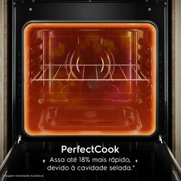 Fogão 5 Bocas Electrolux Efficient Fe5ic com Perfectcook Cinza Bivolt - 6