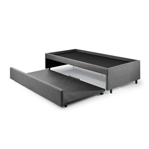 Bicama Box para Dois Colchões Solteiro 88x188 Suede