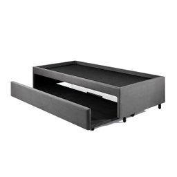 Bicama Box para Dois Colchões Solteiro 88x188 Suede - 9 Bicama Box para Dois Colchões Solteiro 88x188 Suede - 9