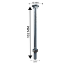 Ver imagem 3 de Parafuso Francês Galvanizado com Porca 3/8x6" (caixa com 50 Peças) Stein