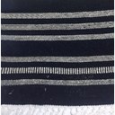 Ver imagem 2 de Tapete Kilim Listrado 260x307 Preto/cru