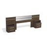 Cabeceira para box com criado-mudo B290 Kappesberg Marrom - 2
