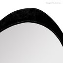 Ver imagem 6 de Espelho Decorativo Gringa Corino 84x64cm Orgânico Preto