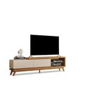 Ver imagem 3 de Rack Nobre com Painel Ripado para TV até 75 Polegadas 250CMX184,5cm Evolution