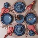 Ver imagem 3 de Aparelho de Jantar Porto Brasil 20 Peças Cerâmica Bio Titanium - 4 Pessoas Stoneware Azul Marinho