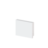 Rodapé Poliestireno 05cm Liso Branco 50005 Arquitech - 1