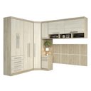 Ver imagem 6 de Guarda Roupa De Canto Casal 5 Gavetas C/ Cabeceira Master Av