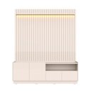 Ver imagem 2 de Rack com Painel para TV até 75 Polegadas Ripado 100% MDF 219CMX187CM Vitoria Regia Yescasa Off White