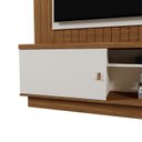 Ver imagem 7 de Estante para TV e Home Theater Ripado para TV até 70 Polegadas MDF 201,2CMX185CM Frisado Santos