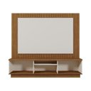 Ver imagem 4 de Estante para TV e Home Theater Ripado para TV até 70 Polegadas MDF 201,2CMX185CM Frisado Santos