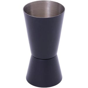Dosador Bartender Duplo Inox Black 25x50ml Mimo Style Preto