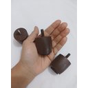 Ver imagem 4 de 12 Pés Jr Marrom C/ Porcas Madeira Maciça P/ Cama Box ou Baú