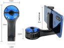 Ver imagem 2 de Suporte Veicular para Celular com Gancho para Encosto de Cabeça, Preto