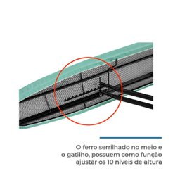 Tábua de Passar Roupa em Aço com Suporte para Ferro Resistente Singapura - 6