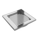 Ver imagem 1 de Grelha Listras Aço Inox 15x15cm 5006/1 Cromado Invinox