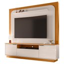 Ver imagem 1 de Painel Home Theater Nilo para Tv 75 Pol 2 Portas 200 Cm Cinamomo Off White Madetec