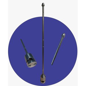 Haste Inox 304 Bandeira para Moto Harley Davidson 45cm - Polido