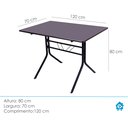 Ver imagem 4 de Jogo Mesa Moema Preta com 4 Cadeiras Iso Vermelha Lanchonete Sorveteria