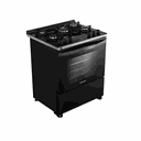 Ver mais imagens de Fogão Brastemp 5 Bocas Preto com Mesa de Vidro, Função Air Fryer e Turbo Chama - Bfs5lae 220v