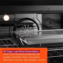 Fogão Brastemp 5 Bocas Preto com Mesa de Vidro, Função Air Fryer e Turbo Chama - Bfs5lae 220v - 14