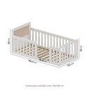 Ver imagem 3 de Mini Cama Montessoriana com LED Giulia Rattan Casatema MadeiraOriginals Branco