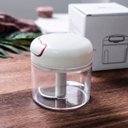 Ver imagem 5 de Mini Processador Alimentos 200 Ml Triturador Cortador Mixer