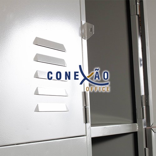 Armário Roupeiro De Aço Vestiário Academia 16 Portas Locker Cinza - 20