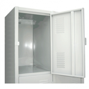 Ver imagem 3 de Armário Roupeiro De Aço Vestiário Academia 16 Portas Locker Cinza