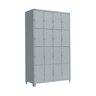 Armário Roupeiro De Aço Vestiário Academia 16 Portas Locker Cinza - 1