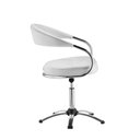 Ver imagem 3 de Cadeira de Cabeleireiro Manual Dompel Futura Stand Branco
