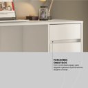 Ver mais imagens de Escrivaninha Mesa Escritório Office Morada 1 Gaveta 1 Porta 109cm Branca