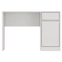 Ver imagem 3 de Escrivaninha Mesa Escritório Office Morada 1 Gaveta 1 Porta 109cm Branca