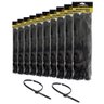 Kit 500 Abraçadeiras Lacre de Nylon Grande Enforca Gato Cinta Plástica 7x500mm Fita Hellerman Grossa - 1
