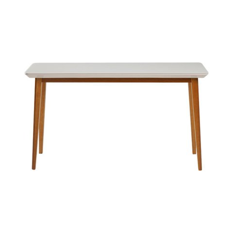 Aparador Buffet Onix Vidro Off-white para Sala e Hall Sofisticado Pes Mel Luxuoso Decoracao - Mel
